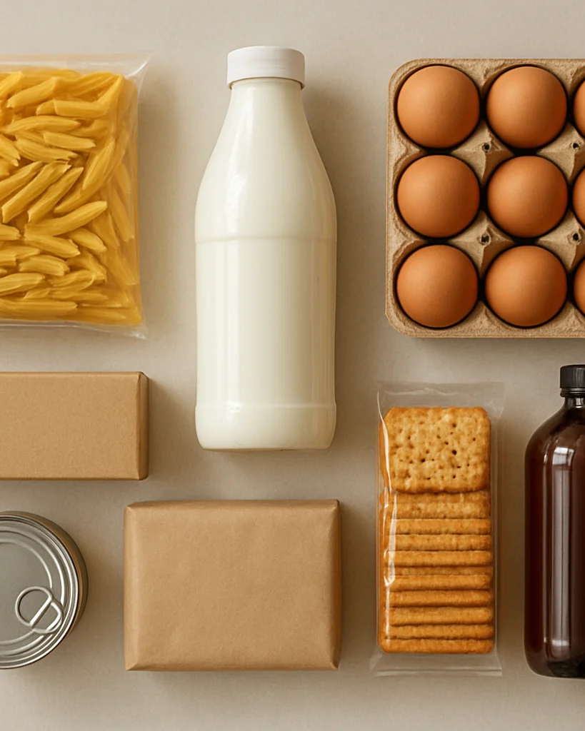 Editorial product photography of confirmed packaged everyday good